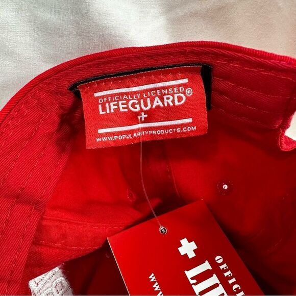 LIFEGUARD Official Unisex Baseball Hat Red - Picture 5 of 6